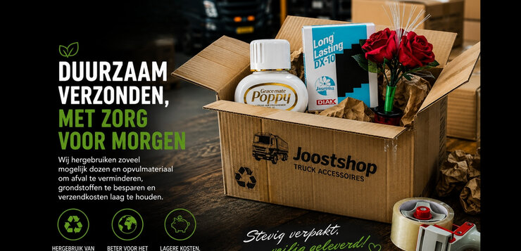Verpakkingen met een tweede leven bij Joostshop!