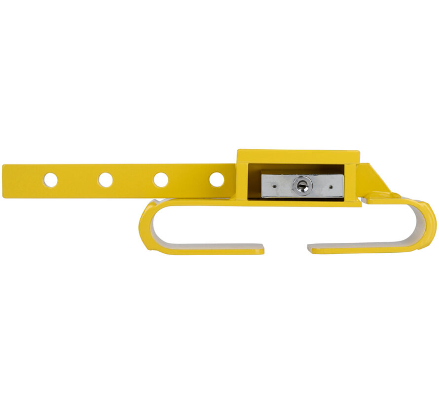 Hardened steel container lock
