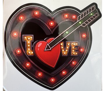Love heart sticker