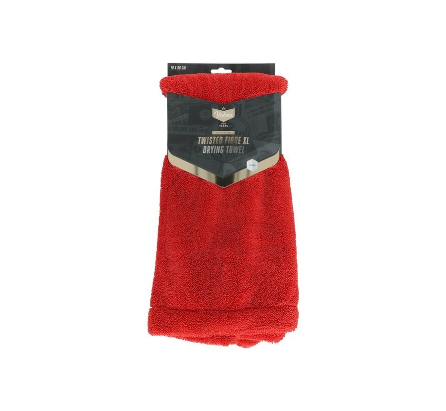 Valma Twisted Fibre Drying Towel XL – 70 x 80 cm – 1200 GSM Microfibre