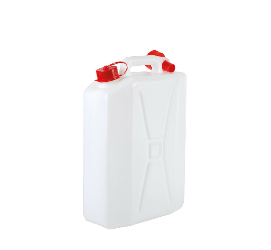 Voedselveilige waterkan met schenktuit – 10 of 15 liter – voor vrachtwagen & camper