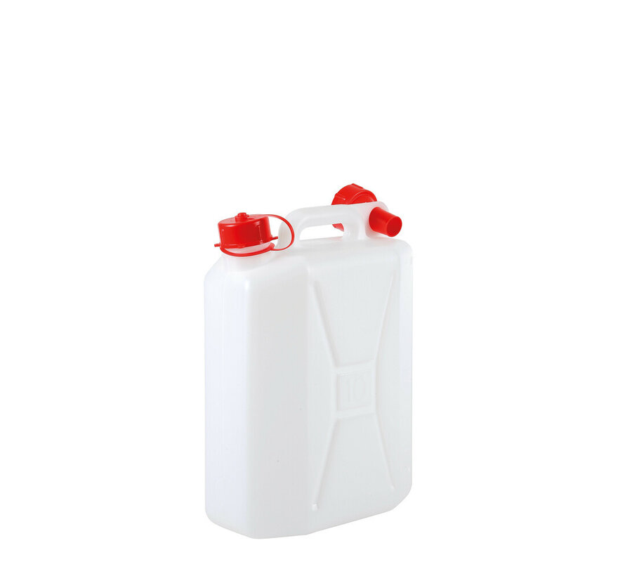 Voedselveilige waterkan met schenktuit – 10 of 15 liter – voor vrachtwagen & camper