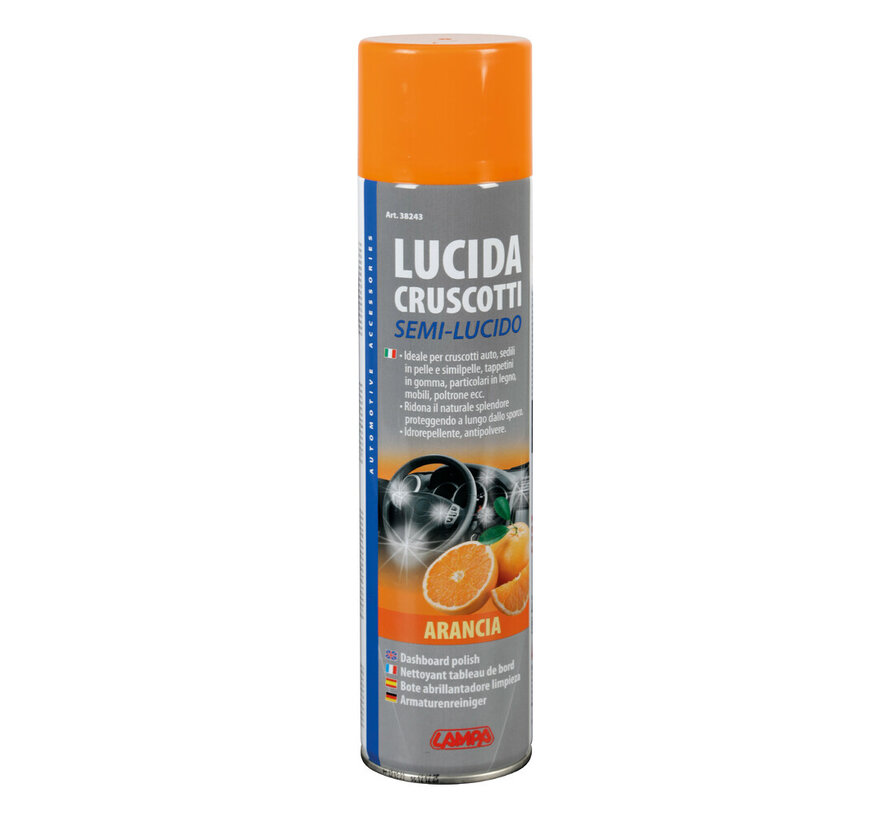Lampa Dashboard Polish 400 ml – halfglans dashboardreiniger – Vanille of Appelsien
