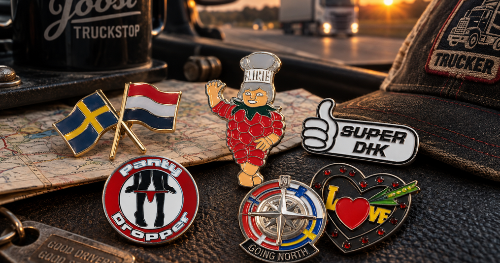 Truck pins: kleine accessoires met grote betekenis