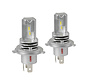 H4 LED-vervangingslamp 20W 12/24V – 6500K – P43t – set van 2