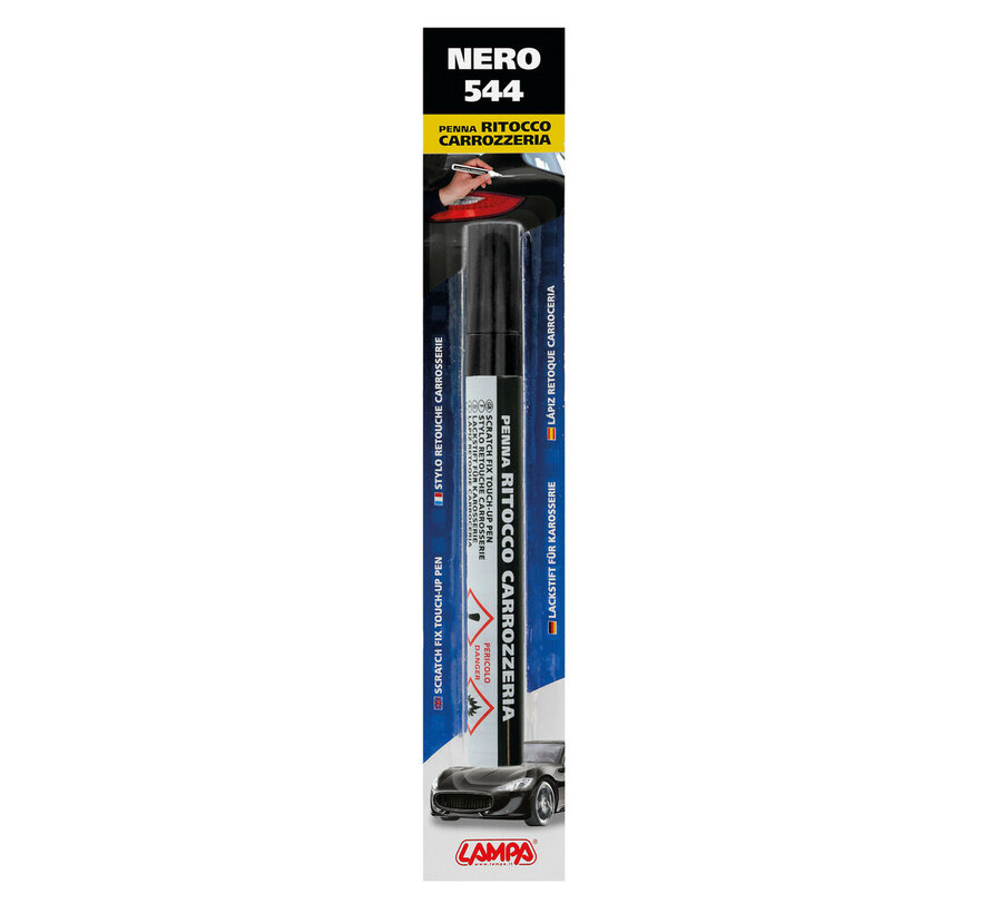 Lakstift Zwart 544 – reparatiestift voor krassen & lakbeschadigingen
