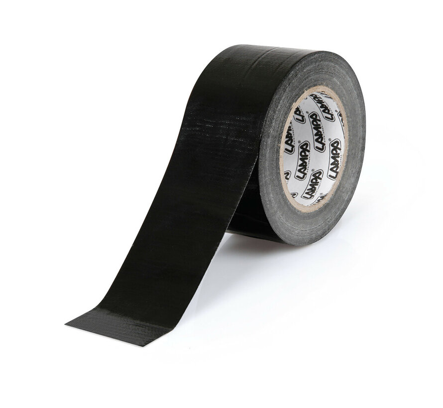 Duct tape 50 mm x 25 m – sterke waterdichte reparatietape – zwart of grijs