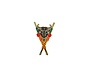 Spanish Spears Metal Pin – 3 x 2 cm