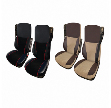 Set of seat covers for DAF - 2 pieces - Different colors