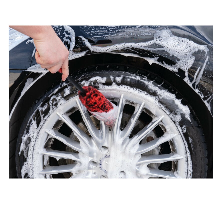 Microfiber Wheel Cleaning Brush 47 cm – Scratch-Free – for Wheels & Hard-to-Reach Areas