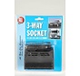 Triple plug 12/24V