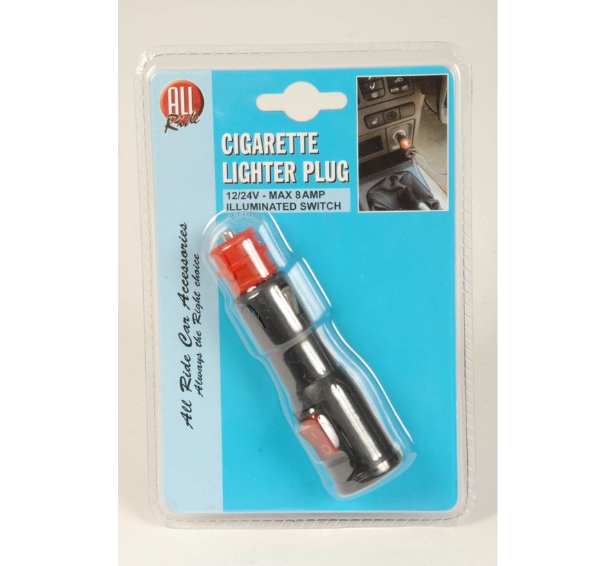 cigarette lighter plug with switch