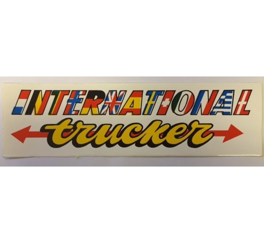 Sticker International Trucker