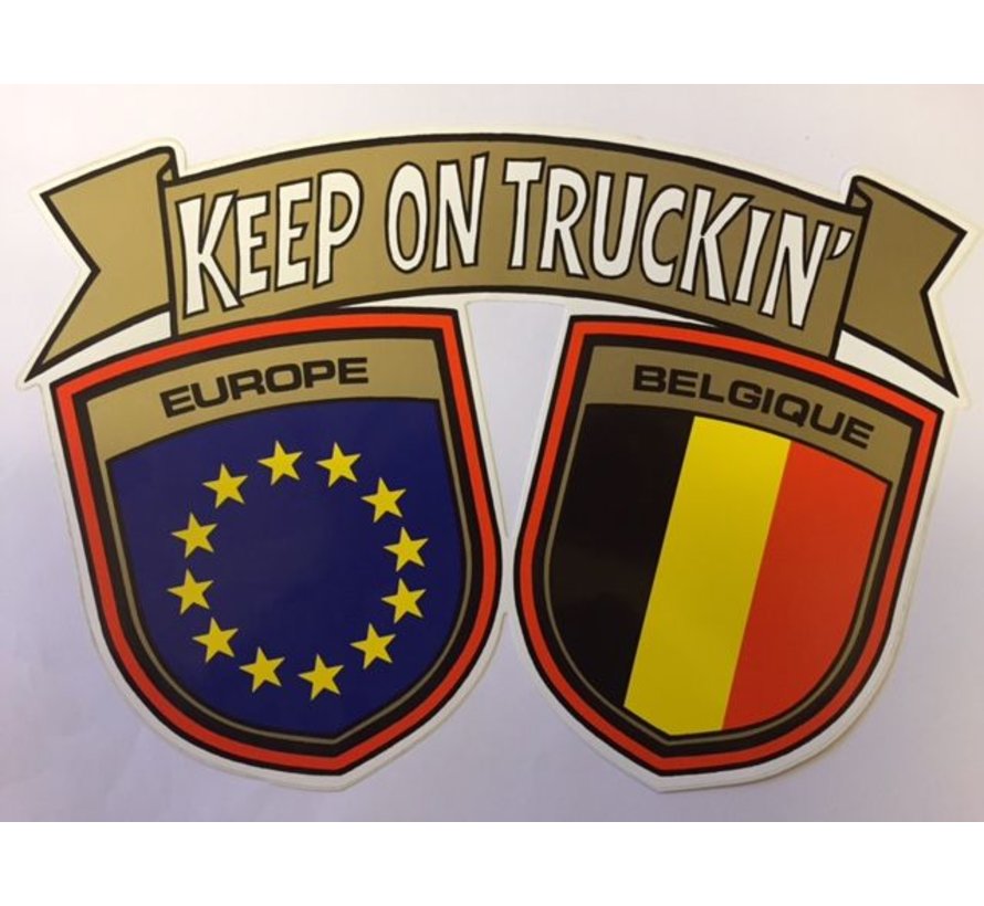 Sticker Europa - Belgique