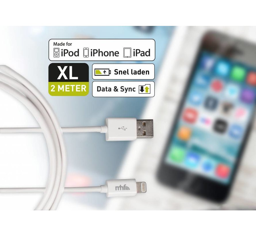 Fast Connect - 2m Apple Charging Cable