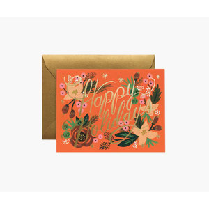 Rifle Paper Co. Kerstkaart Poinsettia