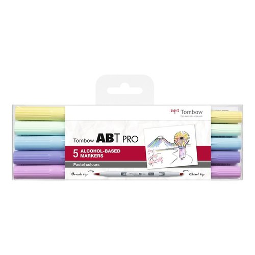 Tombow ABT PRO set van 5  - Pastel Colors