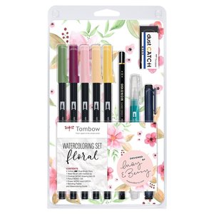 Tombow Watercoloring Set Floral