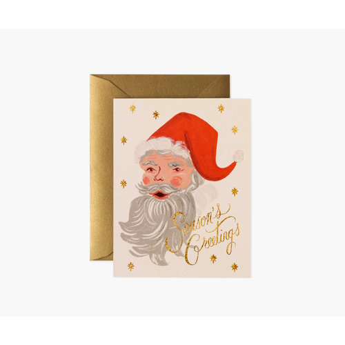 Rifle Paper Co. Kerstkaart Greetings from Santa