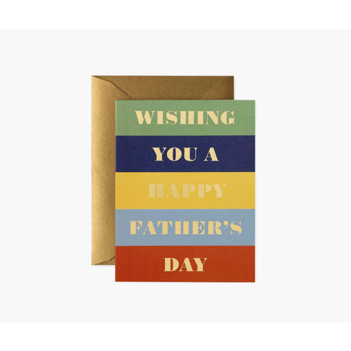 Rifle Paper Co. Wenskaart Father's Day Color Block