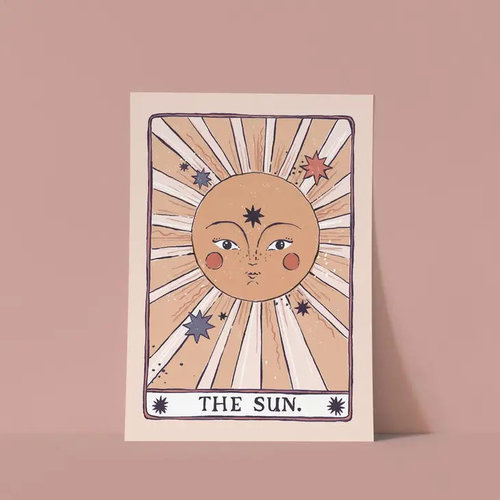 Sister Paper Co. Art Print Tarot Sun - A4