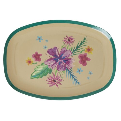 Rice Melamine bord Arda in Bloom