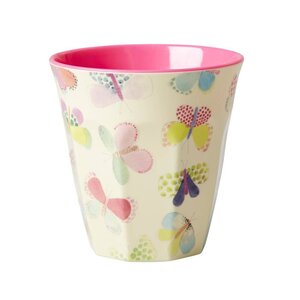 Rice Melamine Beker Butterfly