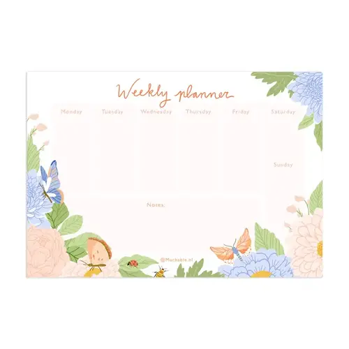 Muchable Weekplanner Tickle Bugs