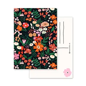 Muchable Postkaart Floral