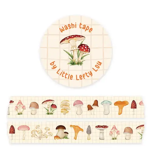 Little Lefty Lou Washi Tape Mushrooms