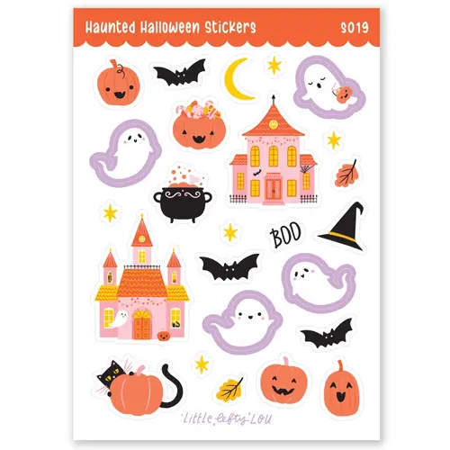 Little Lefty Lou Stickervel Haunted Halloween