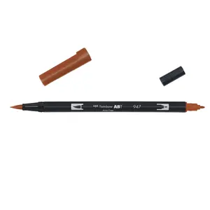 Tombow ABT Dual Brush Pen 977 Saddle Brown