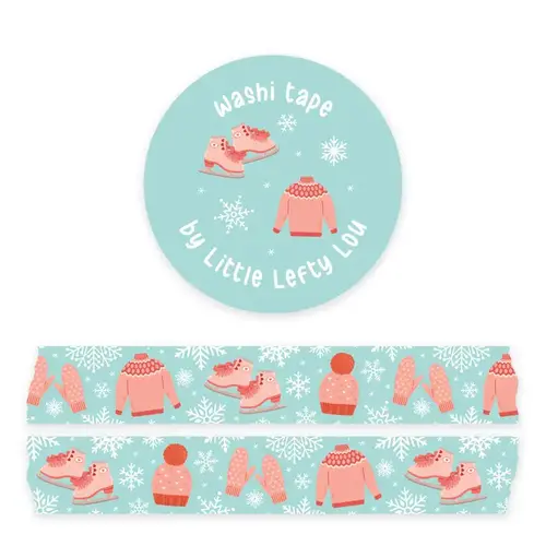 Little Lefty Lou Washi Tape Winter Clothes
