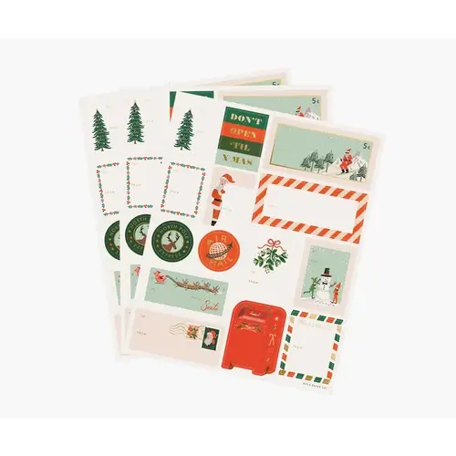 Rifle Paper Co. Stickers Santa's Workshop