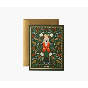 Rifle Paper Co. Kerstkaart Evergreen Nutcracker