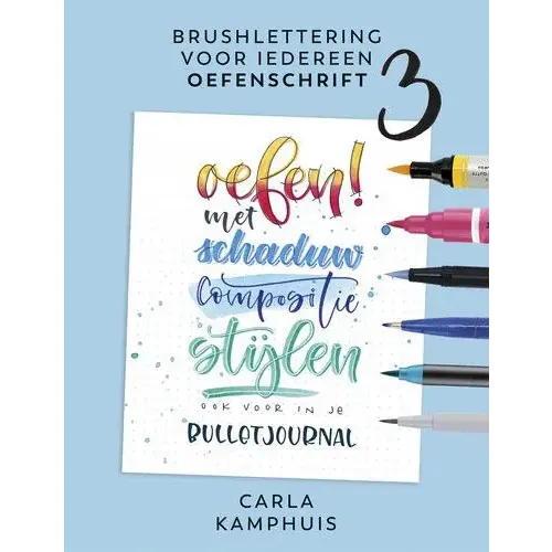 Carla Kamphuis Brushlettering Oefenschrift 3