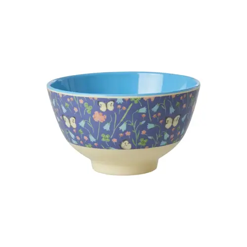 Rice Melamine kom Blue Butterfly - Small