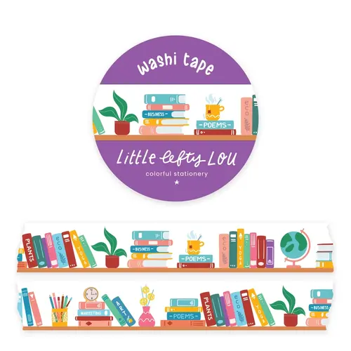 Little Lefty Lou Washi Tape Bookshelf
