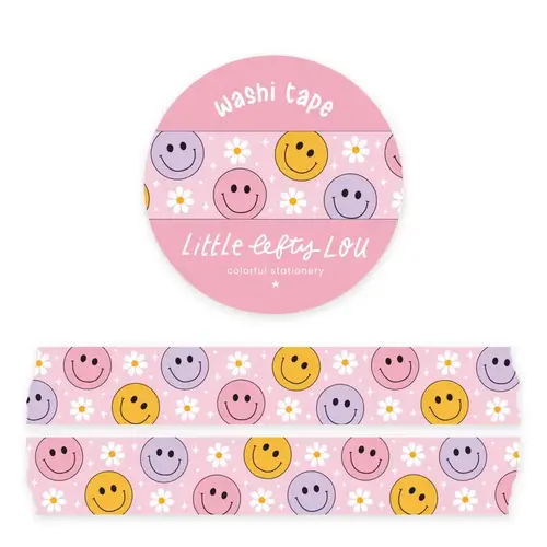 Little Lefty Lou Washi Tape Pastel Smileys