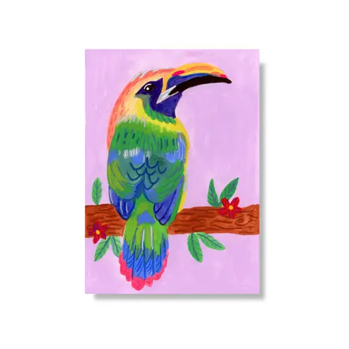 Kirsten Blom Art Print Tropische Vogel A5