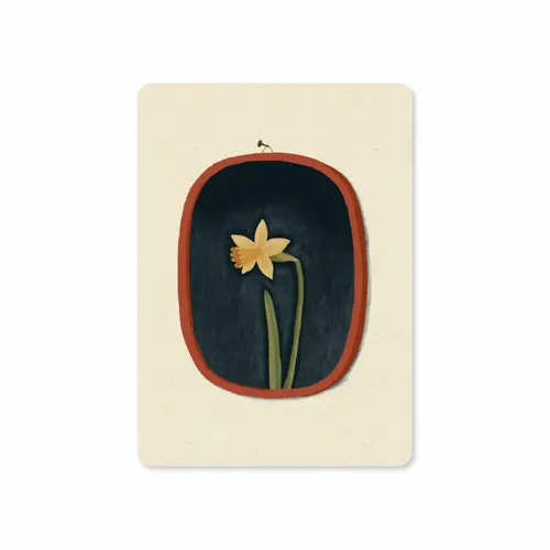 Illu-ster Ansichtkaart Portrait of a Daffodil