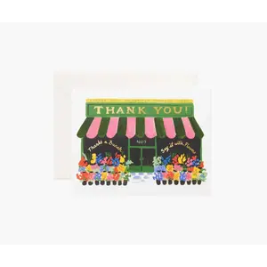 Rifle Paper Co. Wenskaart Flower Shop Thank you