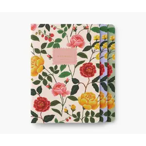 Rifle Paper Co. Set van 3 Notitieboeken Roses