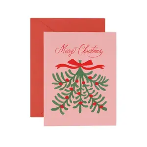 Rifle Paper Co. Kerstkaart Merry Christmas Mistletoe