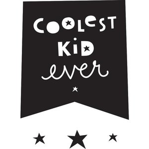 Muurstickers Coolest Kid