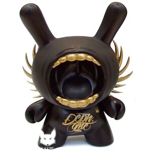 Kidrobot Deph ?/?? (Black) Dcon Designer Con Dunny series