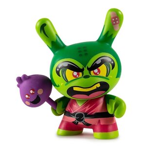 Kidrobot Shao Ru the Kung Fu 3/48 (Green) by Jerome Lu Dcon Designer Con Dunny series