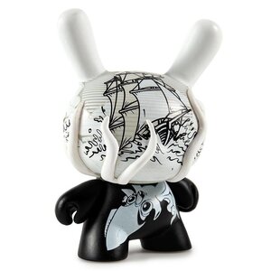 Kidrobot The Kraken 2/24 (White) by Jon-Paul Kaiser Dcon Designer Con Dunny series