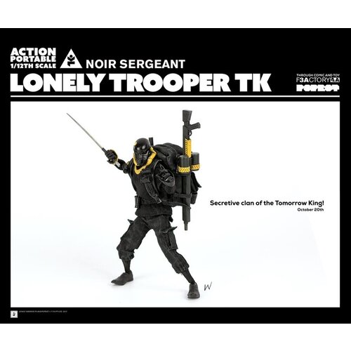 3A Toys 1/12 Lonely Trooper TK Noir Sergeant by Ashley Wood