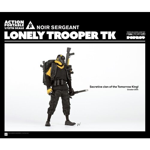 3A Toys 1/12 Lonely Trooper TK Noir Sergeant by Ashley Wood